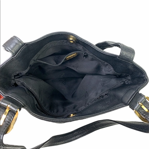 A. Giannetti Black small Leather Tote Shoulder Bag - Picture 10 of 13